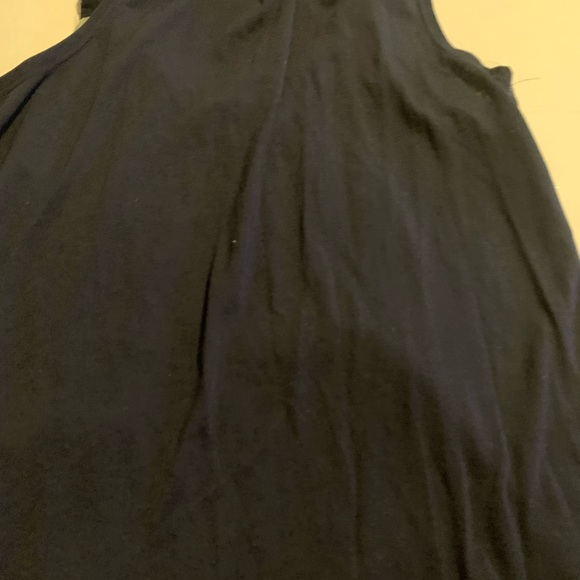 Girls top green with cream color lace overlay with blue back - Picture 3 of 4